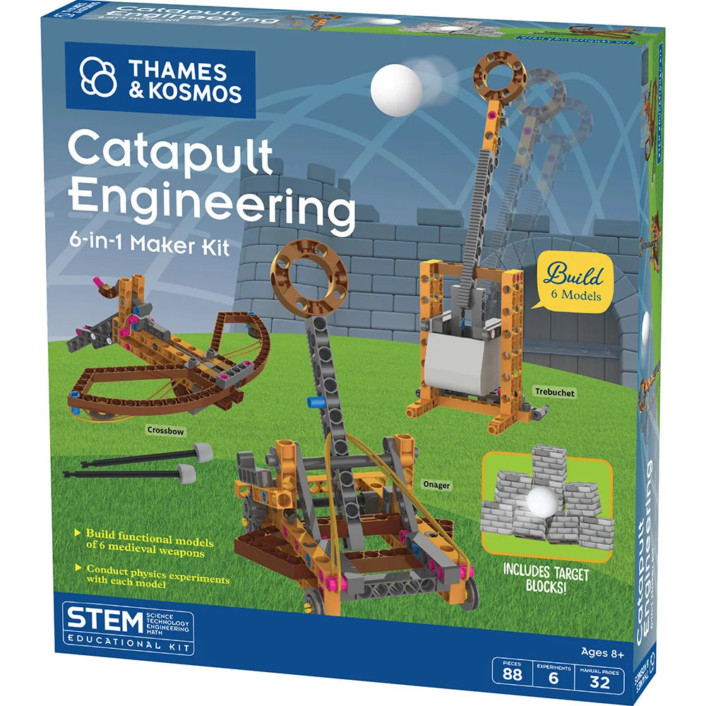 Catapult Engineering: 6-in-1 Maker Kit