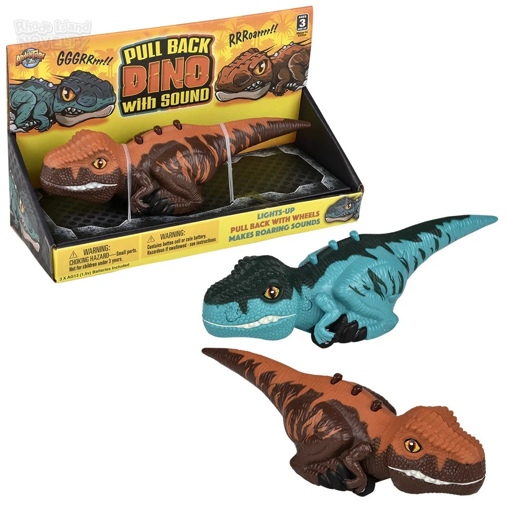 DINOSAUR PUL BACK WITH SOUND "6