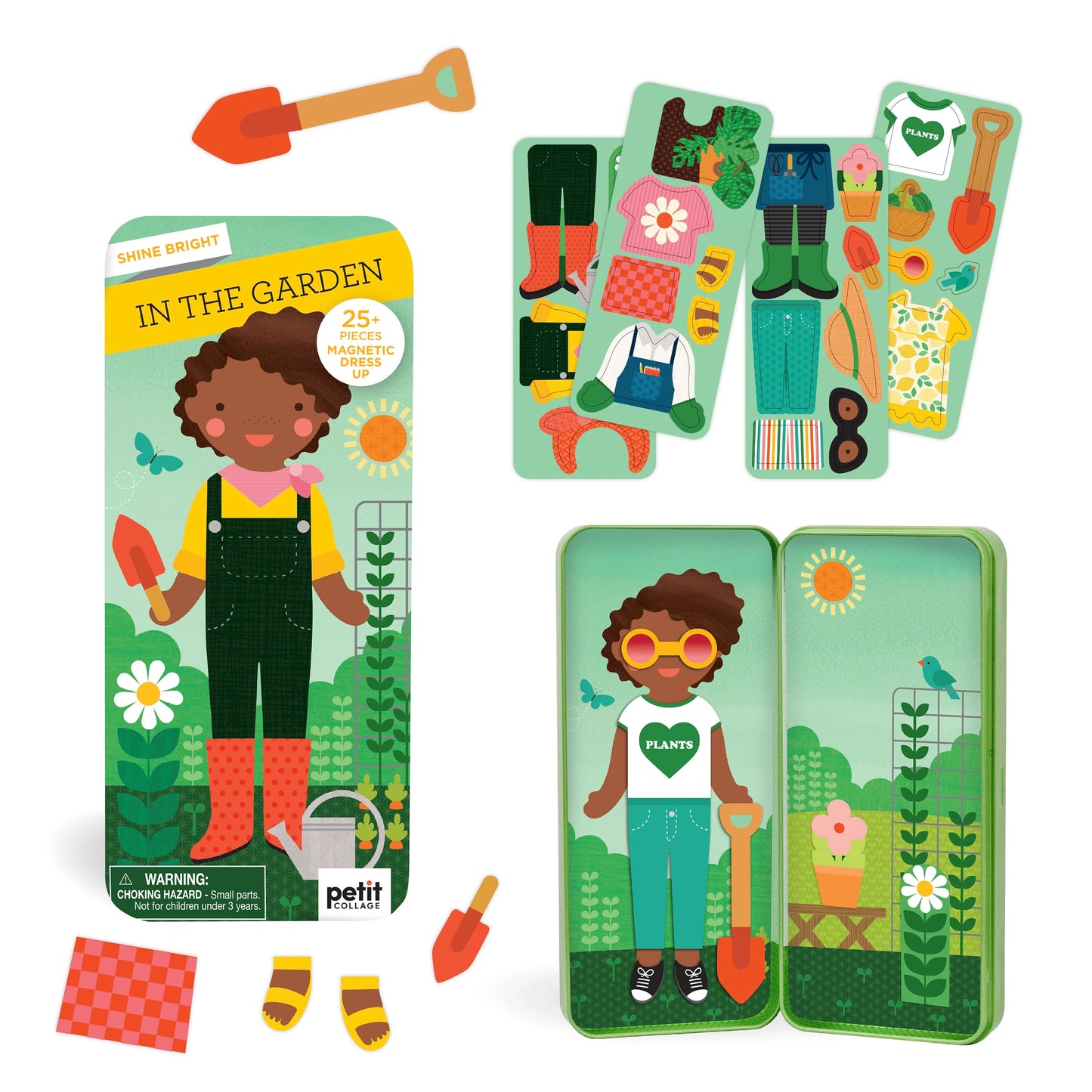 Shine Bright In the Garden: 25+ Pieces Magnetic Dress Up