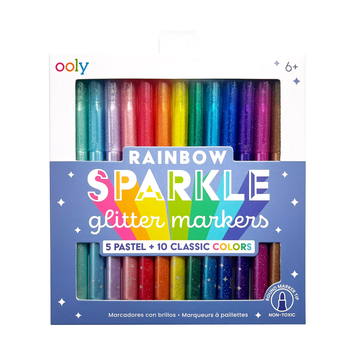 Rainbow Sparkle: Glitter Markers