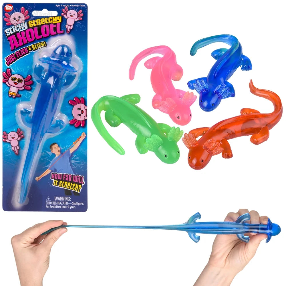 STICKY AND STRETCHY AXOLOTL