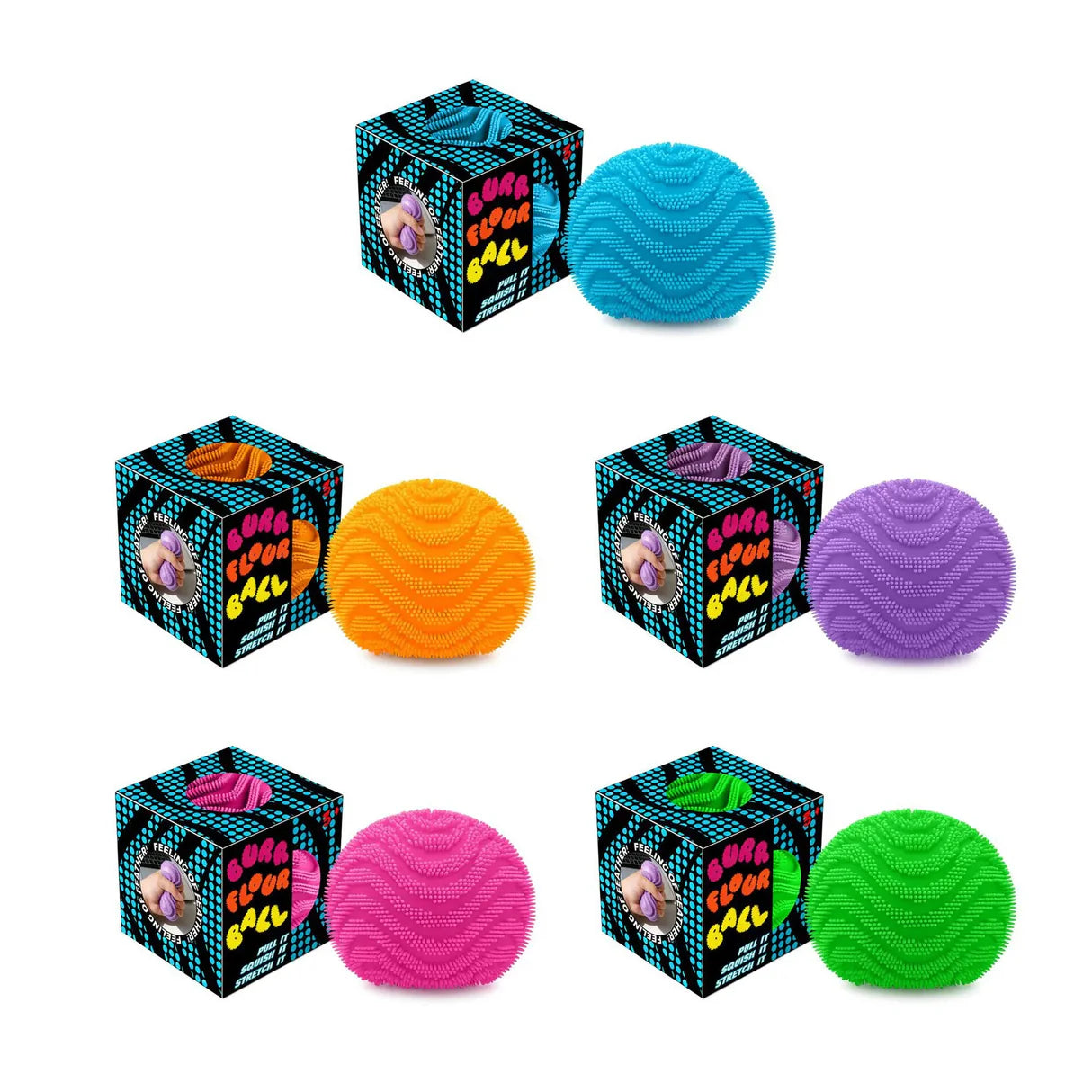 Fuzzy Ball Squishy Toy