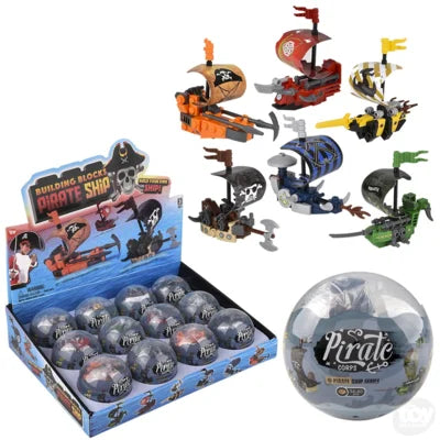 2.75" BUILDING BLOCK PIRATE SHIP