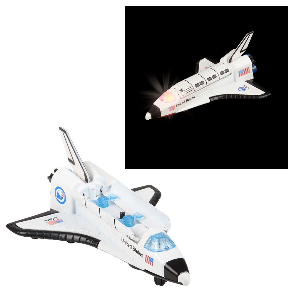 6" LIGHT-UP SPACE SHUTTLE WITH SOUND