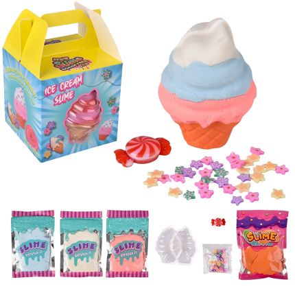 6" ICE CREAM CLAY SLIME KIT