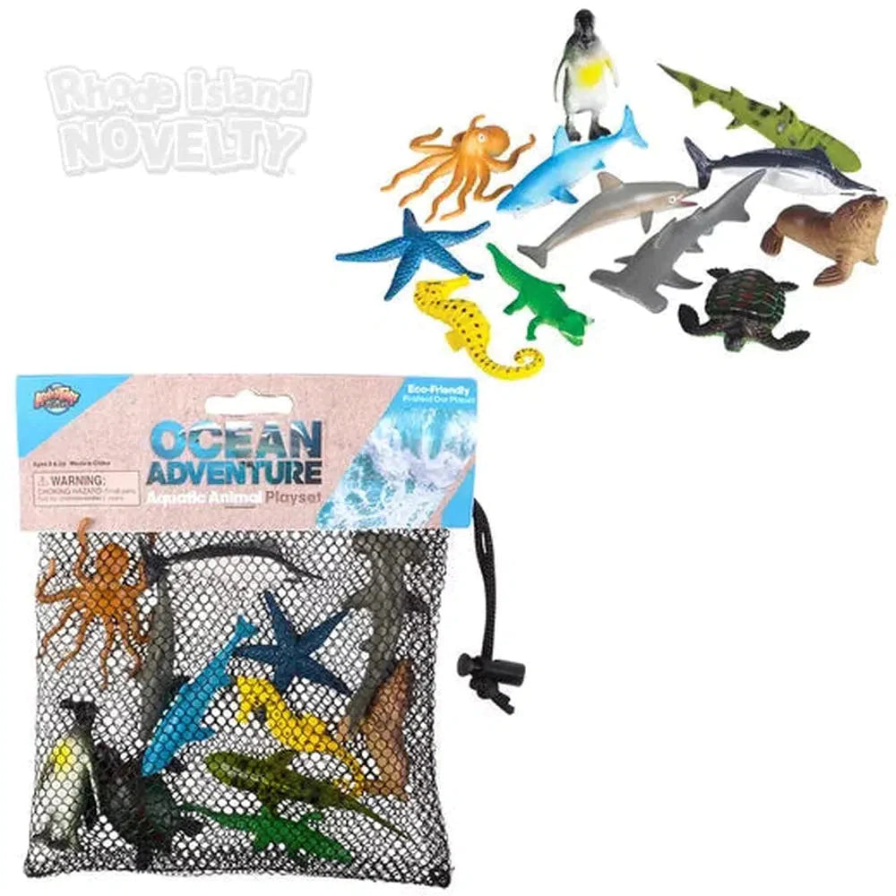 12PC AQUATIC MESH BAG PLAY SET
