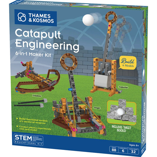 Catapult Engineering: 6-in-1 Maker Kit