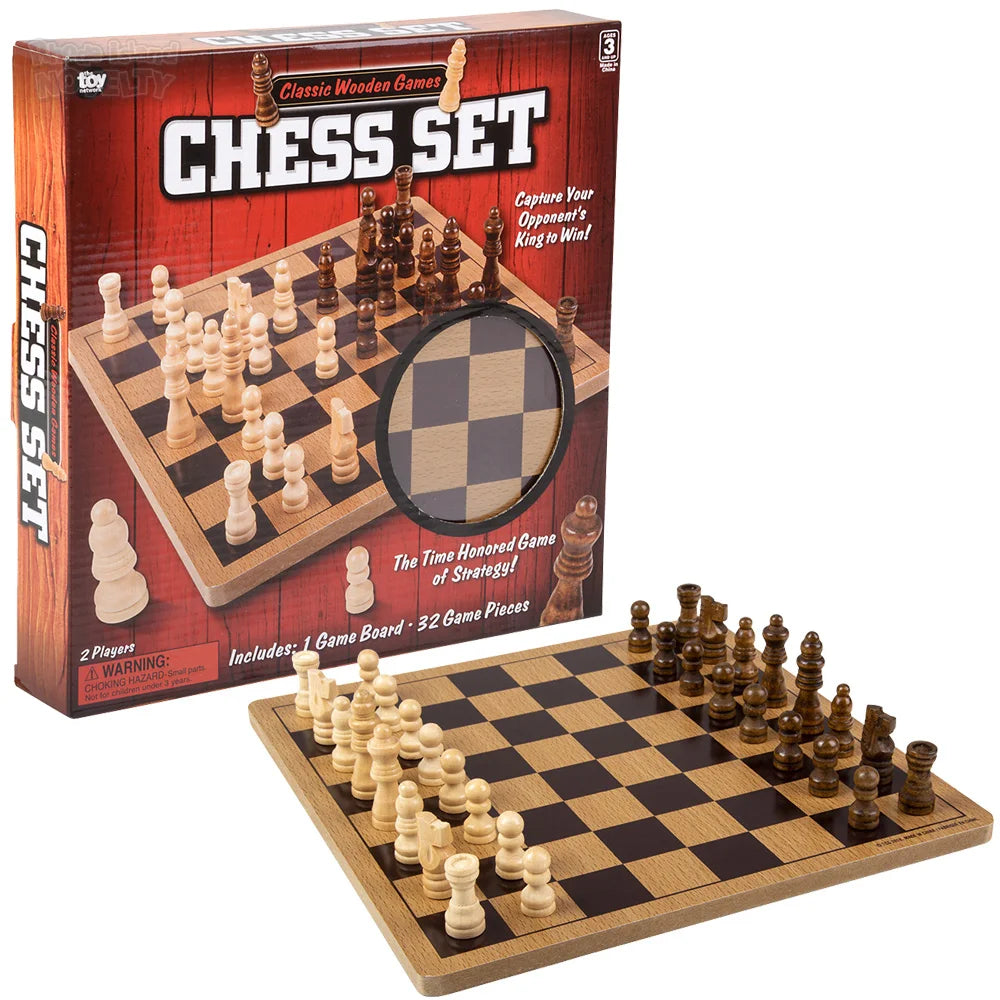 WOODEN CHESS SET