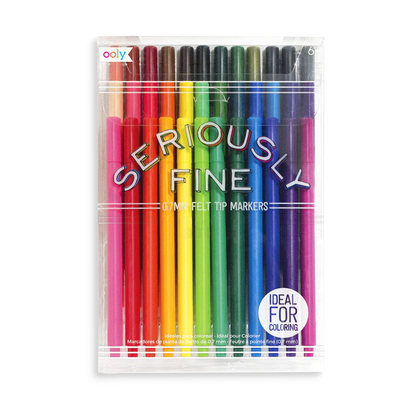 Seriously: Fine Felt Tip Markers