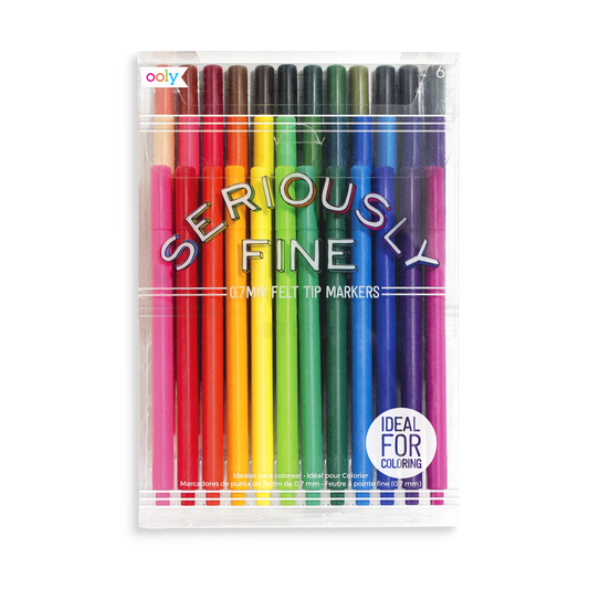 Seriously: Fine Felt Tip Markers
