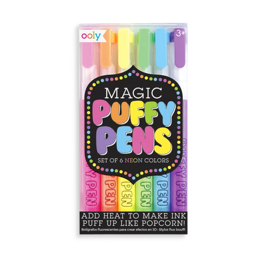 Magic Puffy Neon Pens