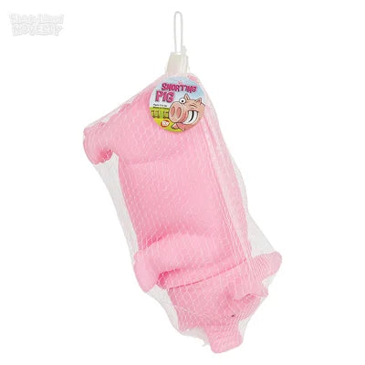8" Pink Snorting Pig