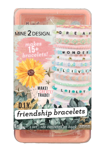 Mine 2 Design Pink Friendship  Bracelets