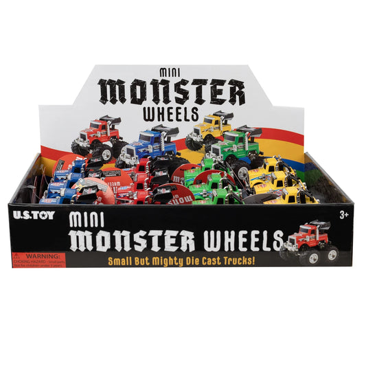 Pull-Back Mini Monster Wheels