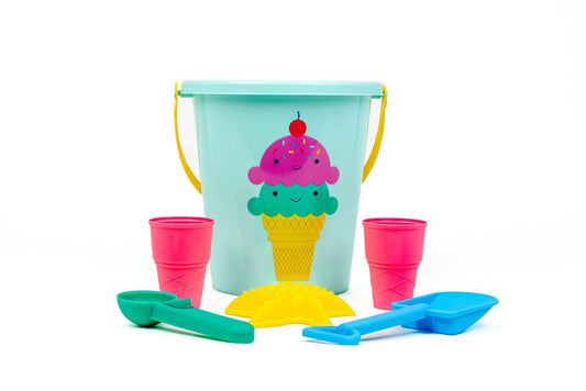 6PC ICE CREAM SAND BUCKET SET