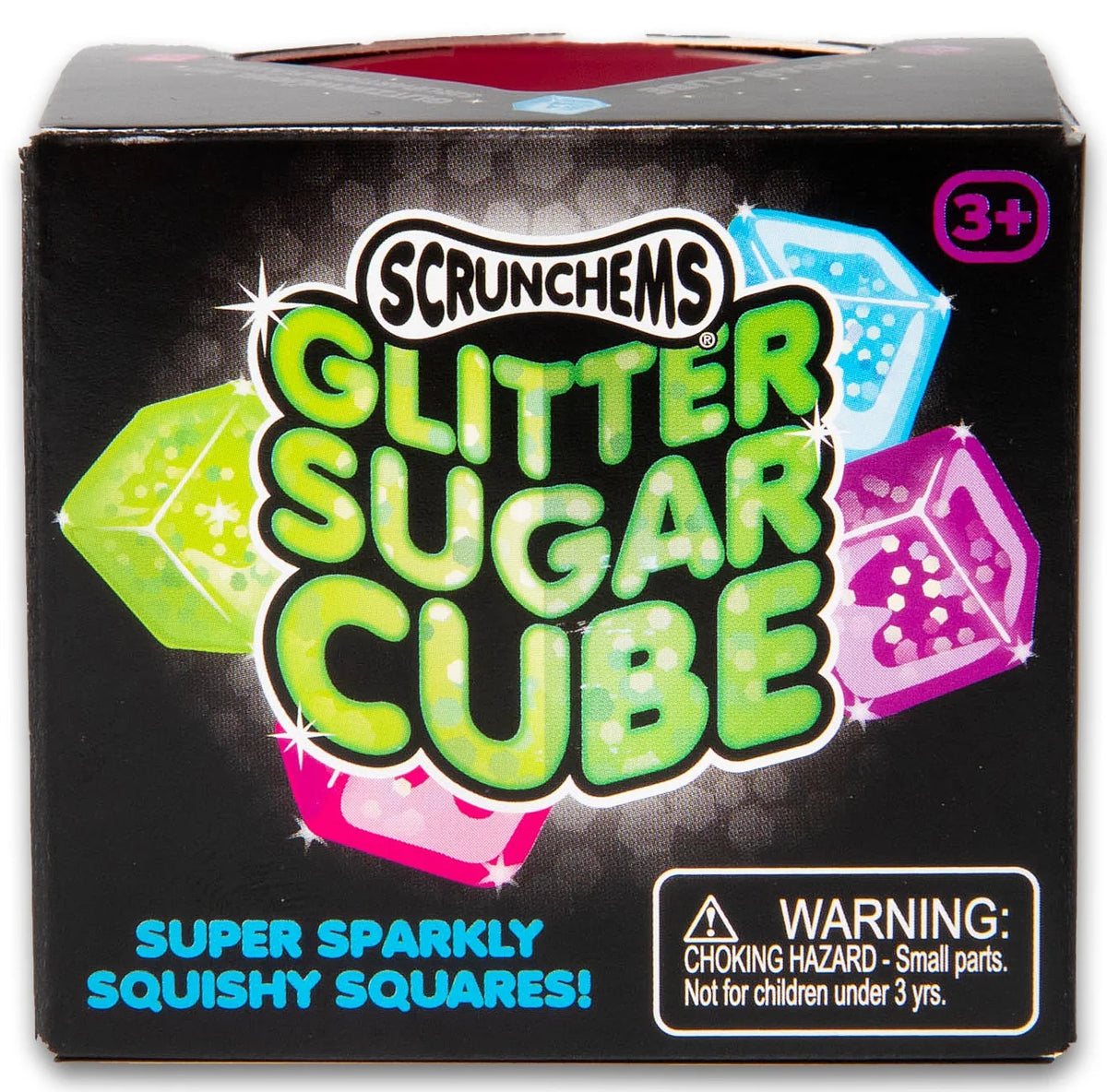 SCRUNCHEMS GLITTER SUGAR CUBE