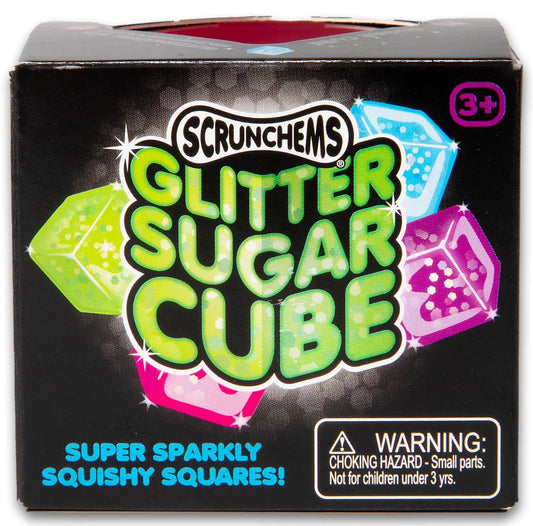 SCRUNCHEMS GLITTER SUGAR CUBE