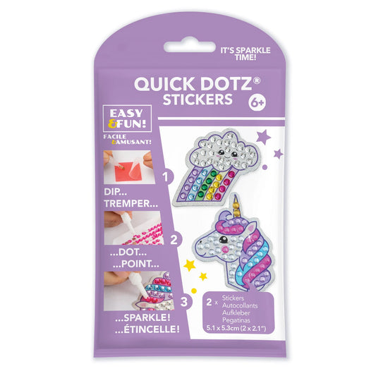 BIG DOTZ ® Stickers Pack 6 - Rainbow Unicorn