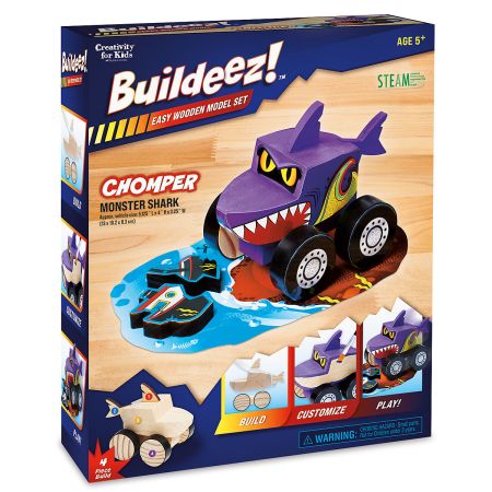 BUILDEEZ MONSTER SHARK CHOMPER