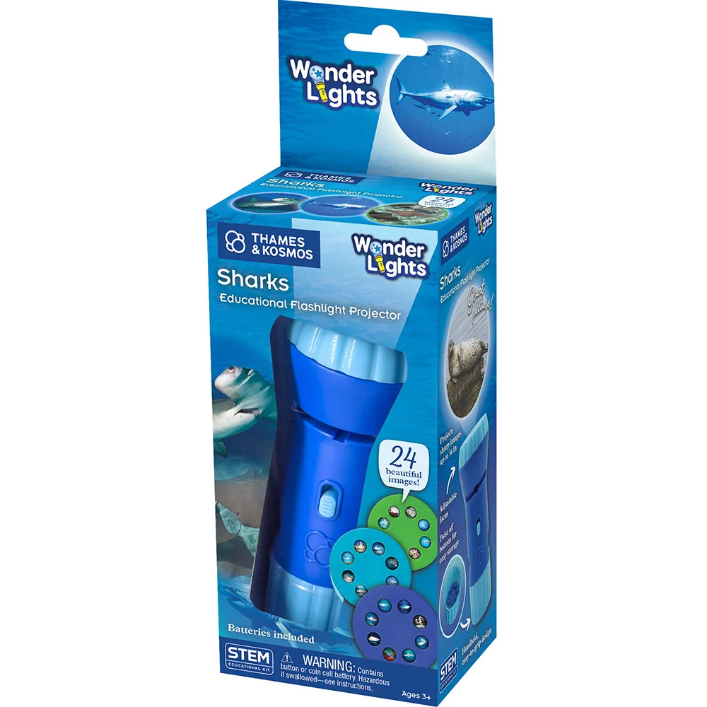 Wonder Lights: Sharks - Educational Flashlight Projector