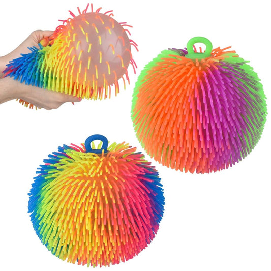 7" RAINBOW PUFFER BALL