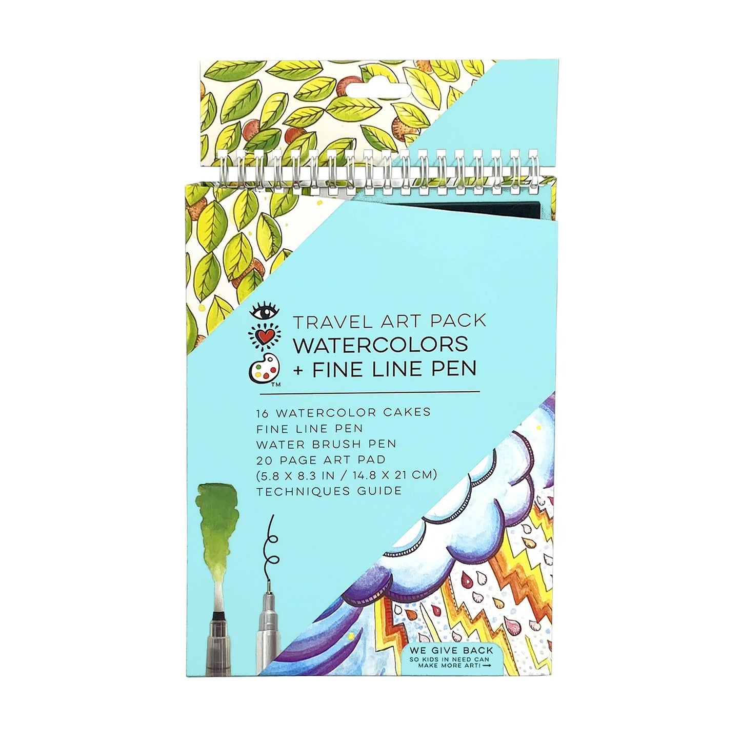 Travel Art Pack Watercolors