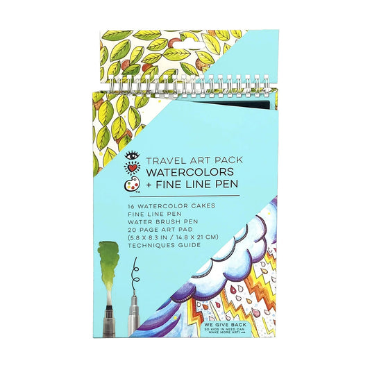 Travel Art Pack Watercolors