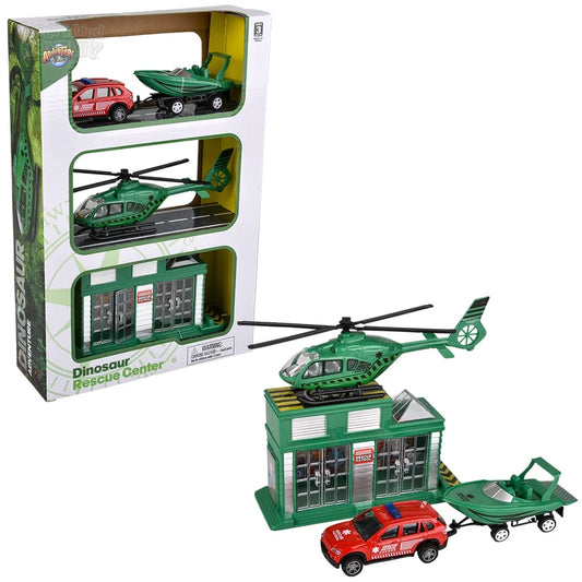 DINOSAUR DIE CAST RESCUE CENTER