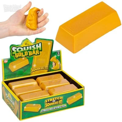 3" SQUISH GOLD BAR