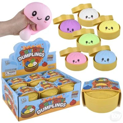 3.25" SQUISH AND STRETCH SURPRISE DUMPLINGS