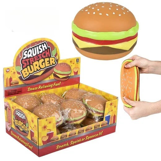 3" SQUISH AND STRETCH HAMBURGER