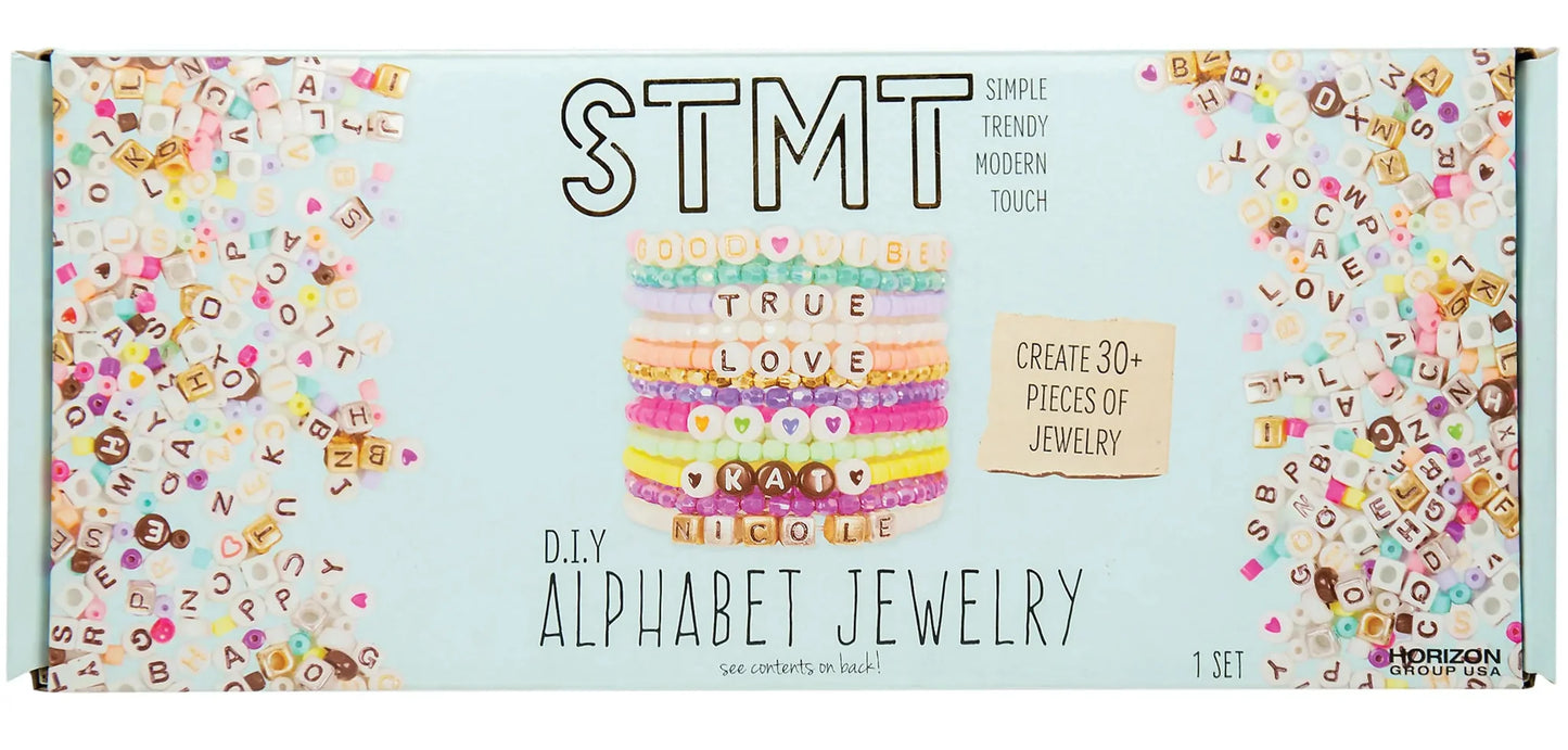 DIY ALPHABET JEWELRY