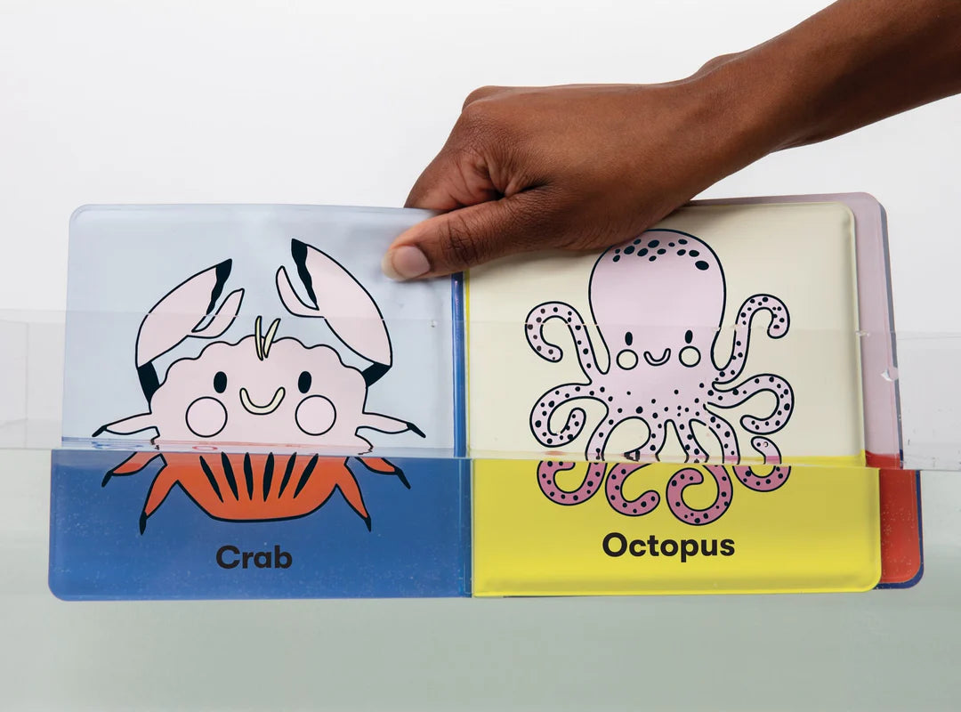 Color the Ocean Color Magic Bath Book