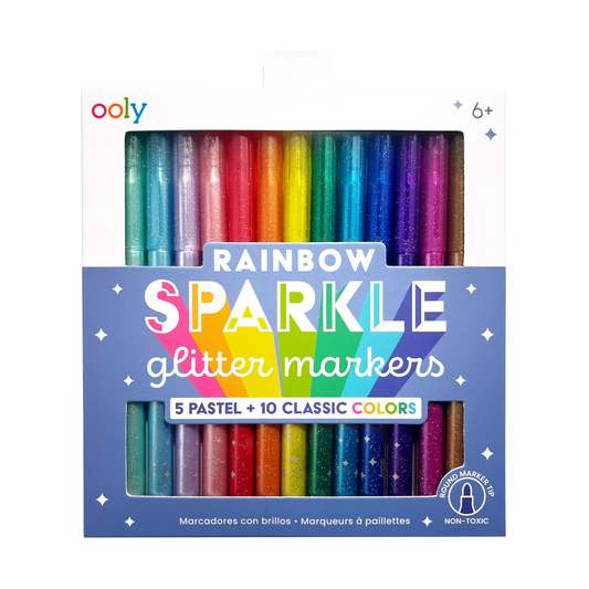 Rainbow Sparkle: Glitter  Markers
