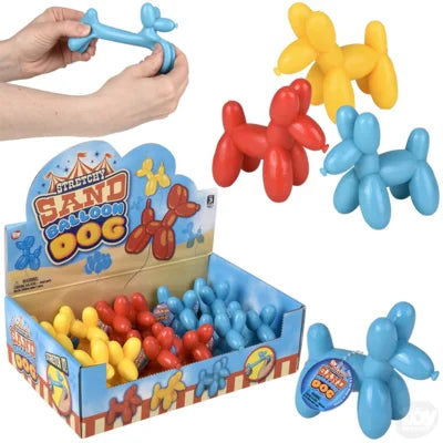 3.5" STRETCHY AND SAND BALLOON DOG