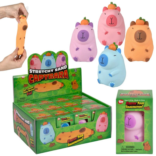 3.2" KAWAI STRETCHY SAND CAPYBARA