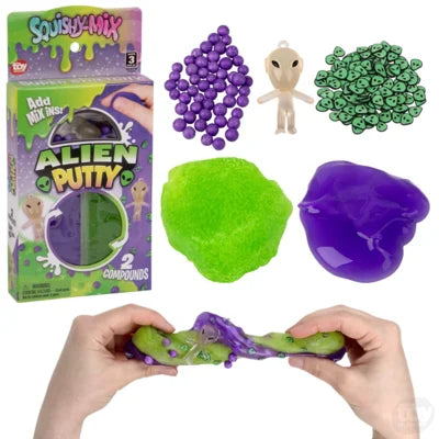 SQUISHY-MIX ALIEN PUTTY