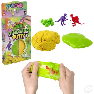 SQUISHY-MIX DINOSAUR PUTTY