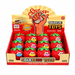 Strawberry Squish Toy