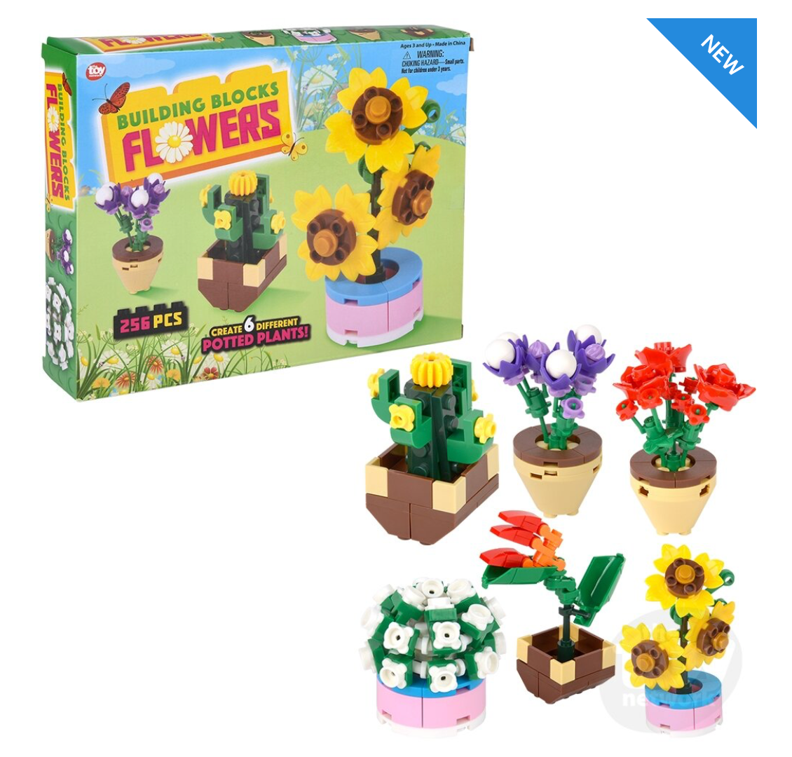 Flower Mini Block Assortment 256pc