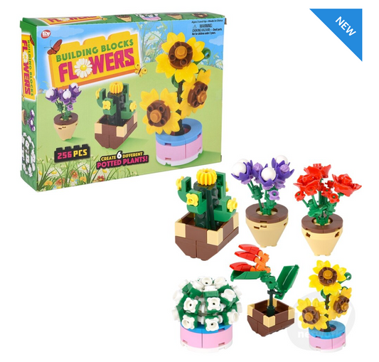 Flower Mini Block Assortment 256pc
