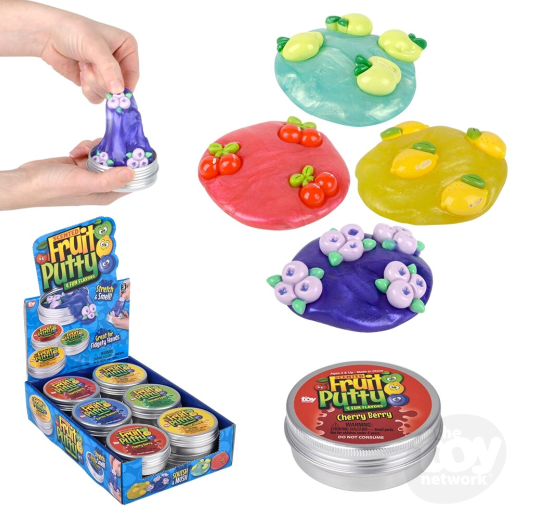 2.5" Scented Fruit Bounce Putty