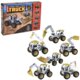 Metal Assembly 6 In 1 Construction Truck