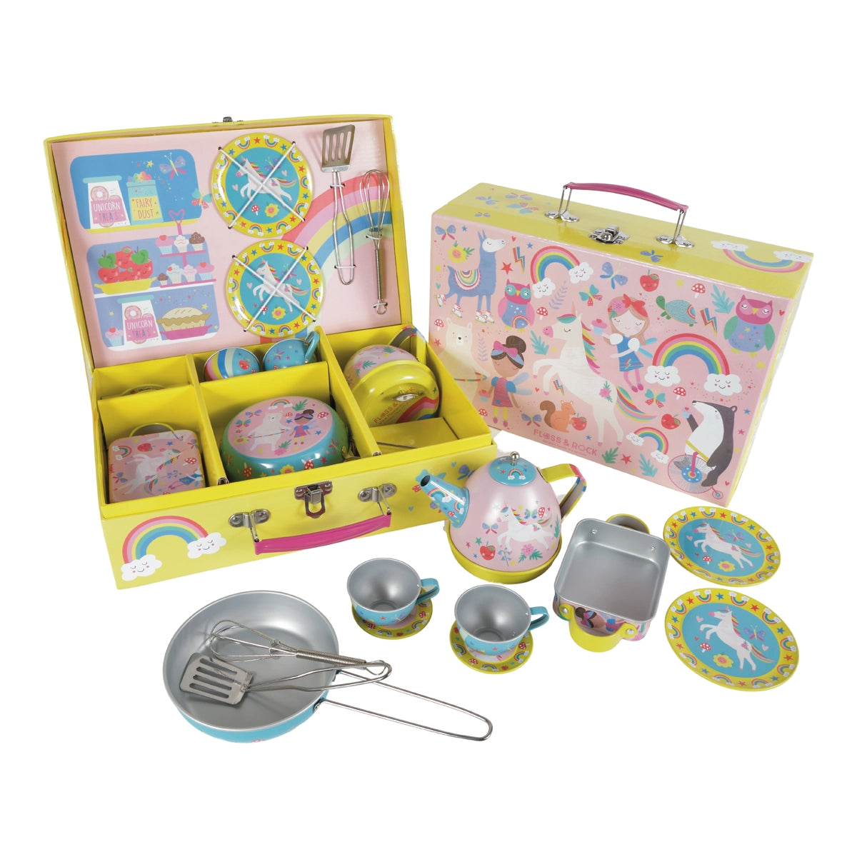 TEA SET RAINBOW FAIRY MUSICAL 12PC