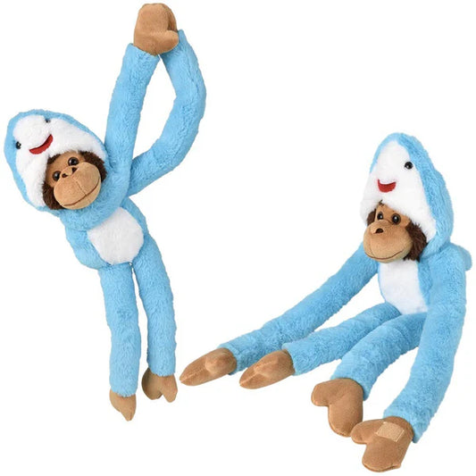 27.5" DRESSED SHARK HANGING MONKEY