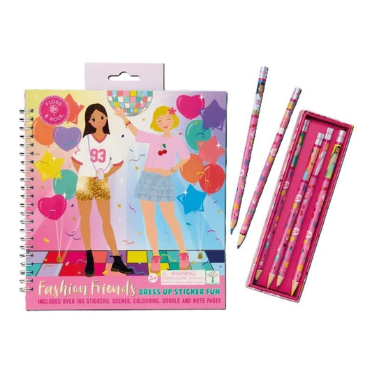 STICKER BOOK FASHION FRIENDS