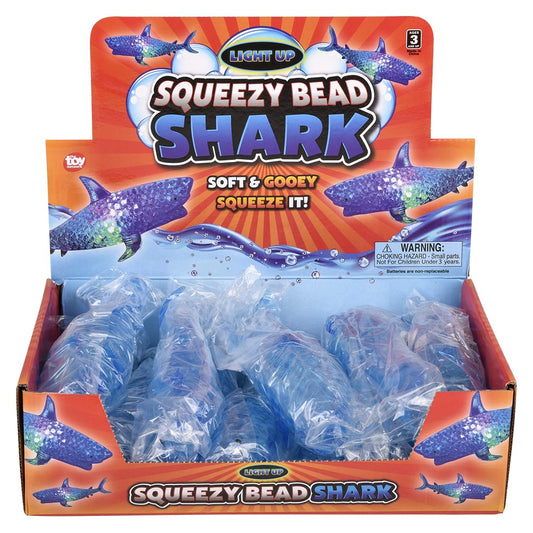 LIGHT-UP SQUEEZY BEAD SHARK