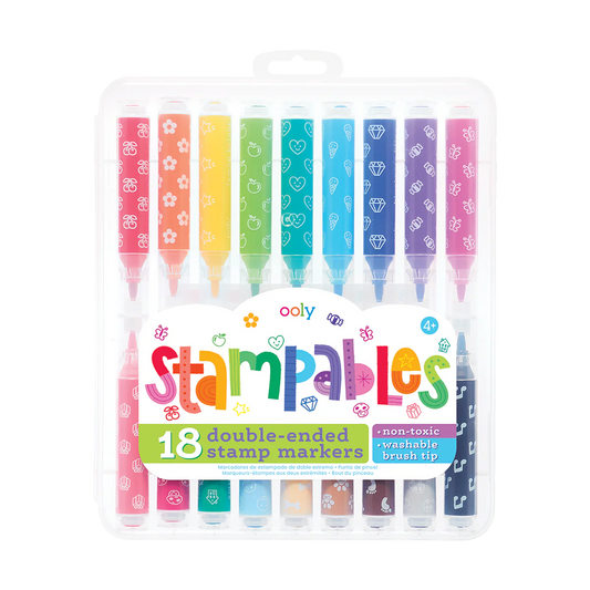 Stampables: Double-Ended  Brush & Stamp Markers