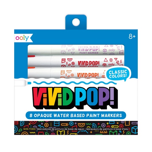 VIVID POP! WATER BASED PAINT MARKERS