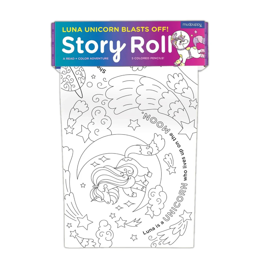 Luna Unicorn Blasts Off! Story Roll
